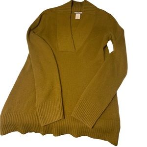J. Crew 100 % Cashmere Shawl Collar Sweater